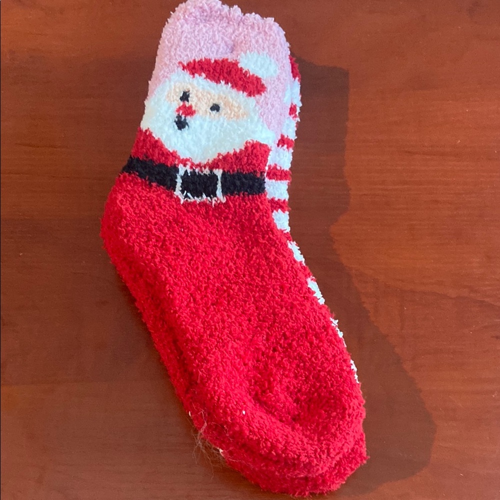 New Festive Fuzzy Socks 2 Pairs